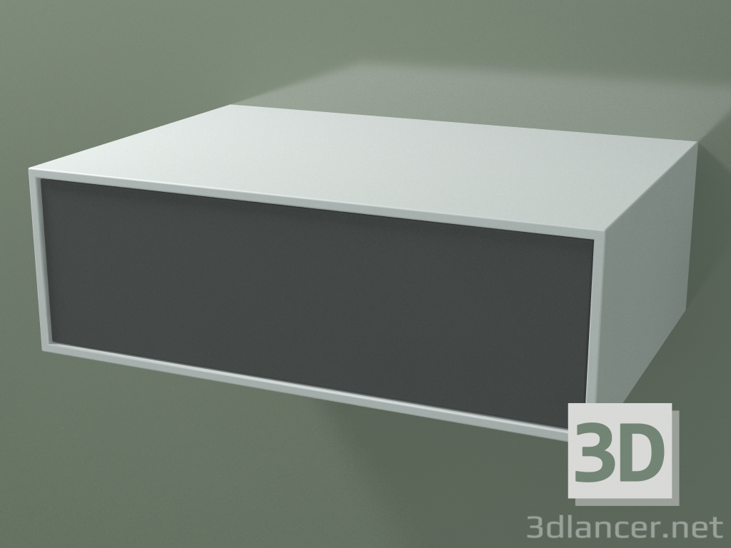 3d model Box (8AUCAB01, Glacier White C01, HPL P05, L 72, P 50, H 24 cm) - preview