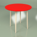 3d модель Середній стіл Супутник 80 см (червоний) – превью