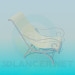 3d model Chair for exterior - preview