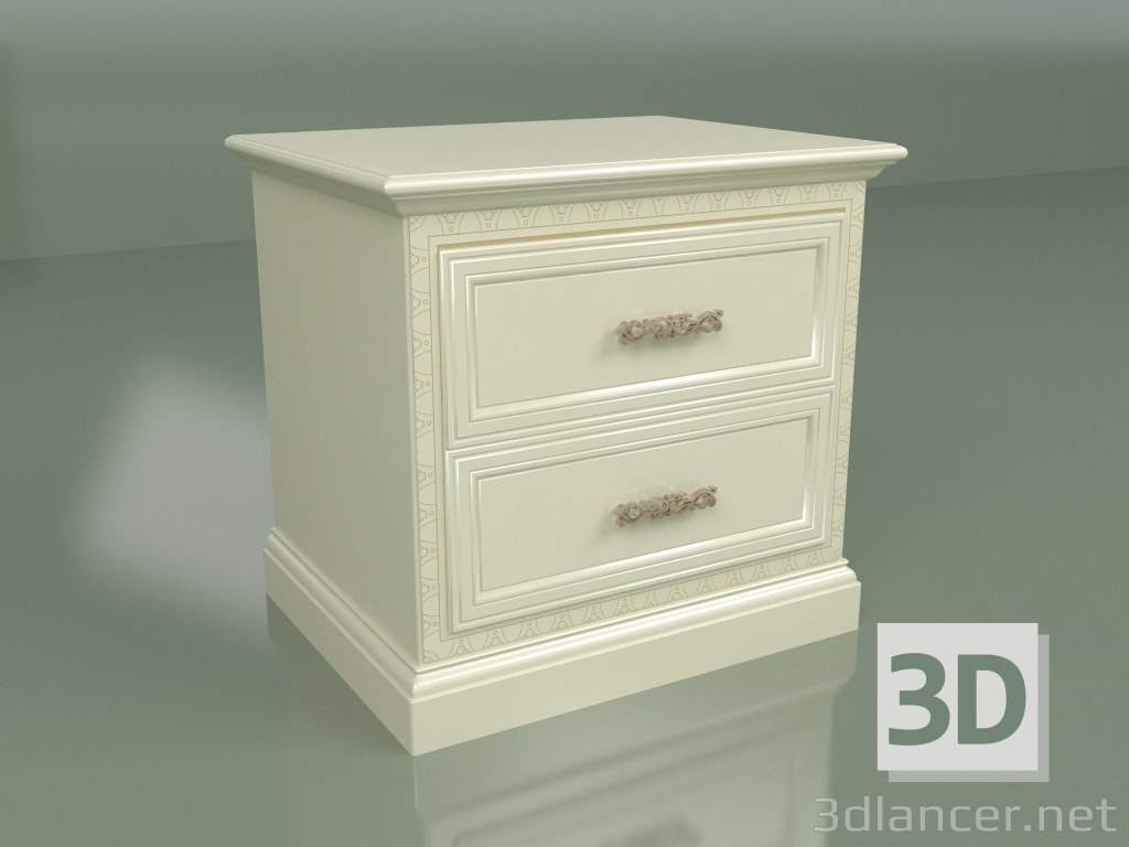 3d model Bedside table 2 drawers VN 250 - preview