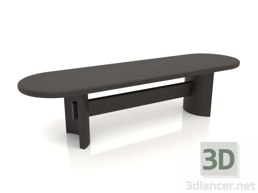 3 डी मॉडल बेंच वीके 02 (1400x400x350, लकड़ी का भूरा) - पूर्वावलोकन