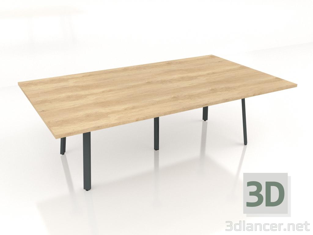 modèle 3D Table de conférence Ogi A PLF25 (2400x1400) - preview