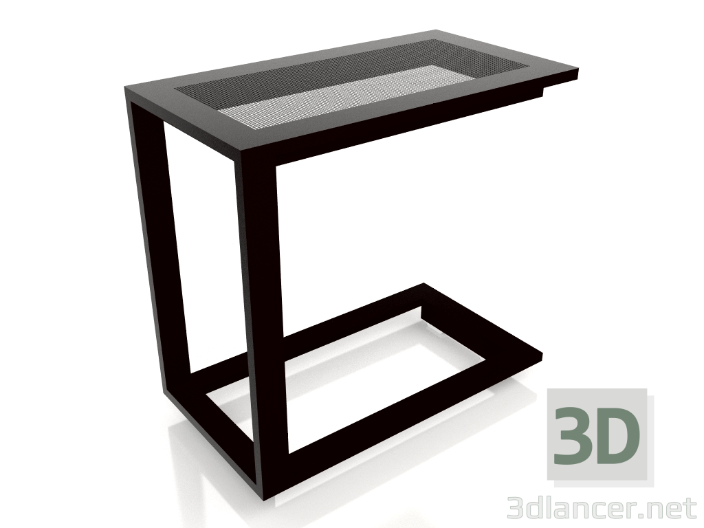 3D modeli Yan sehpa C (Siyah) - önizleme
