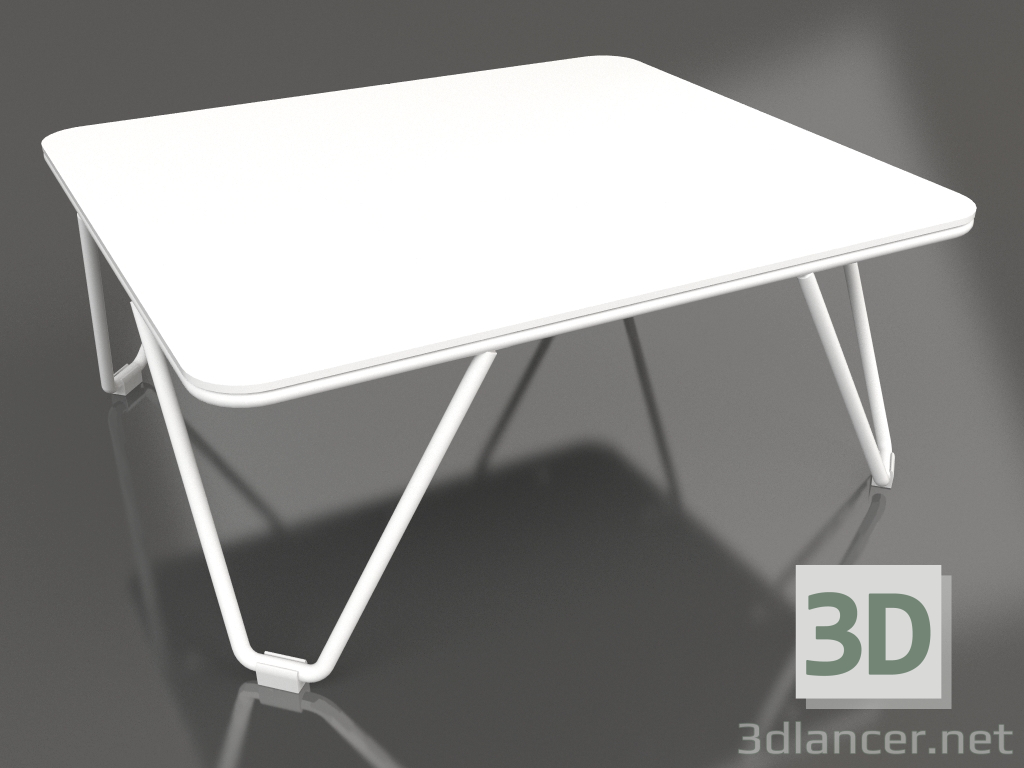 modello 3D Tavolino (Bianco) - anteprima