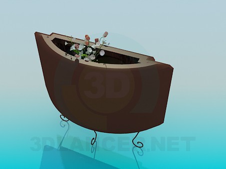 3d model Stand the flowers - preview 3d model Stand the flowers - preview