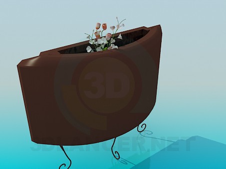 3d model Stand the flowers - preview 3d model Stand the flowers - preview