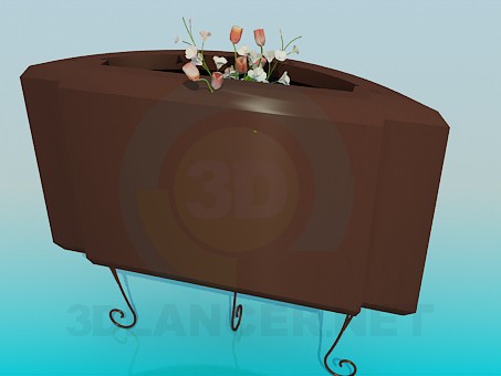 3d model Stand the flowers - preview 3d model Stand the flowers - preview
