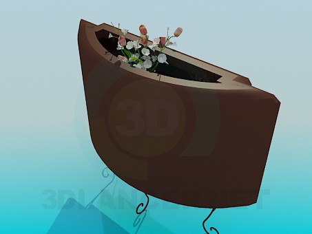 3d model Stand the flowers - preview 3d model Stand the flowers - preview