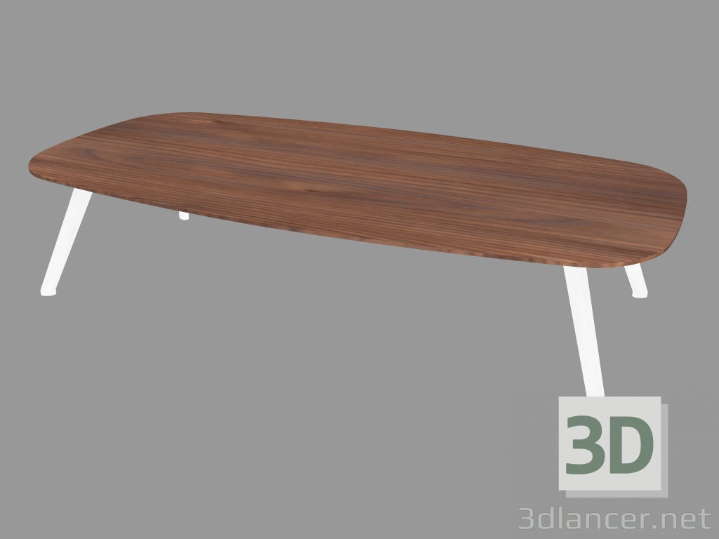 modèle 3D Table basse (noyer 120x60x30) - preview