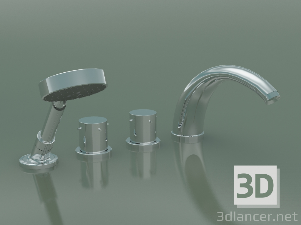 modèle 3D Robinet de bain (10466000) - preview