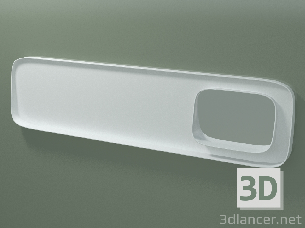modèle 3D Miroir avec étagère (px, L 192, H 48 cm) - preview