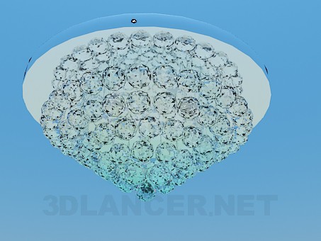 modelo 3D lámpara con cristales - escuchar modelo 3D lámpara con cristales - escuchar