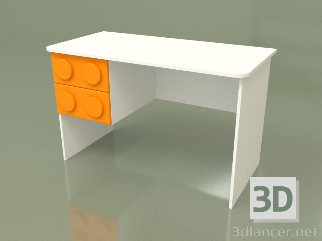 modèle 3D Bureau gauche (Mangue) - preview