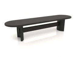 Bench VK 02 (1600x400x350, wood black)