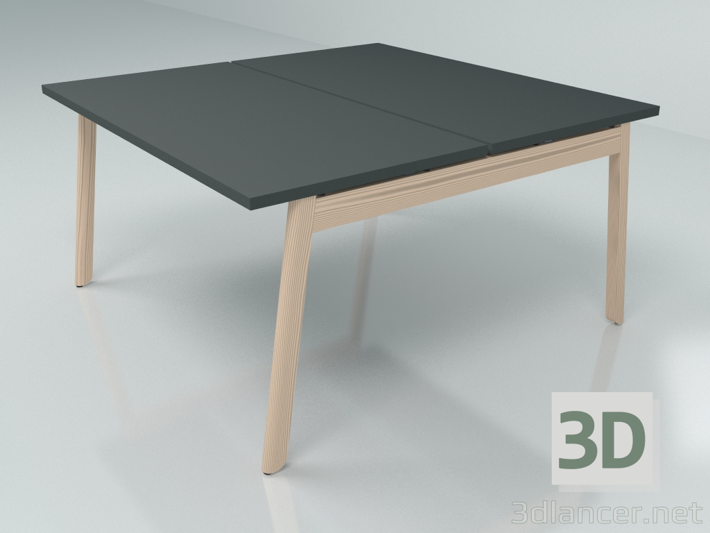 modello 3D Tavolo da lavoro Ogi B Bench BOB44 (1400x1410) - anteprima