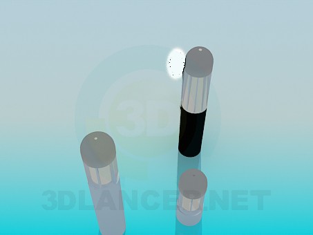 3d model Street lights - preview 3d model Street lights - preview