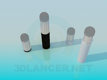 3d model Street lights - preview 3d model Street lights - preview