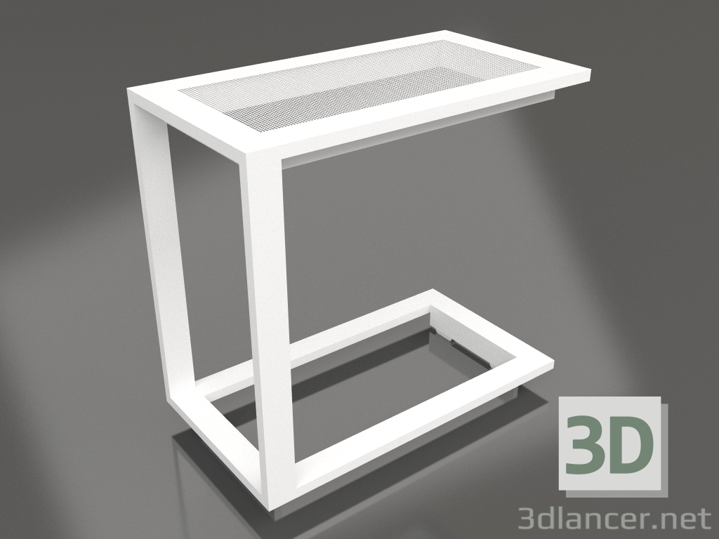 modello 3D Tavolino C (Bianco) - anteprima