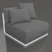 Modelo 3d Seção 3 do módulo do sofá (branco) - preview