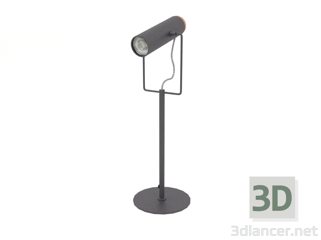 modello 3D Lampada da tavolo Marlon (Nero) - anteprima