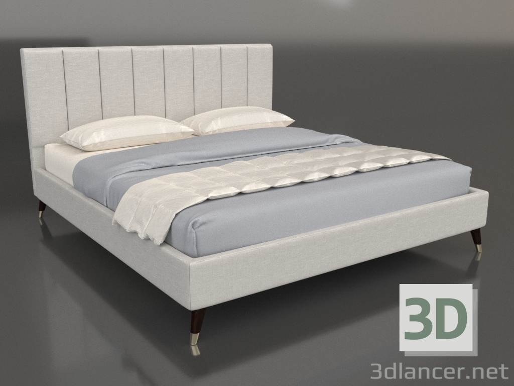 3d модель Ліжко м'яке Howland Queen – превью