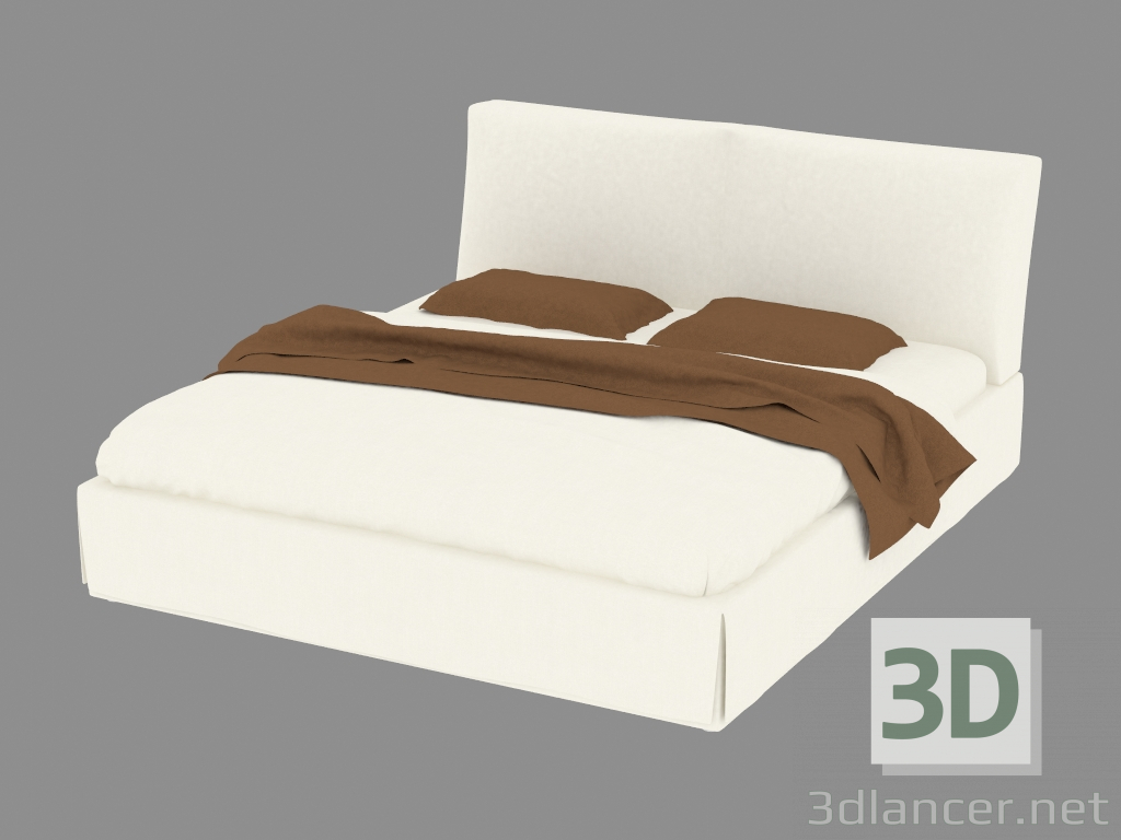 3D modeli İki kişilik yatak Altosoft (193) - önizleme
