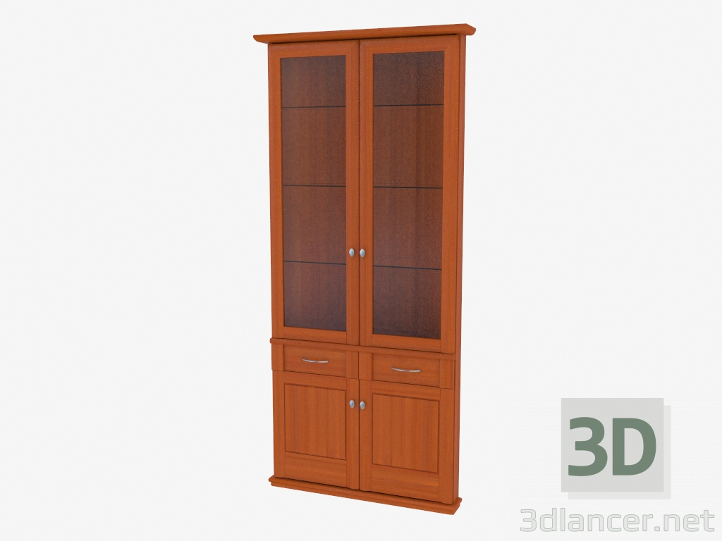 modello 3D Bookcase Corner (9730-40) - anteprima