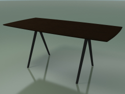 Soap-shaped table 5419 (H 74 - 90x180 cm, legs 180 °, veneered L21 wenge, V44)