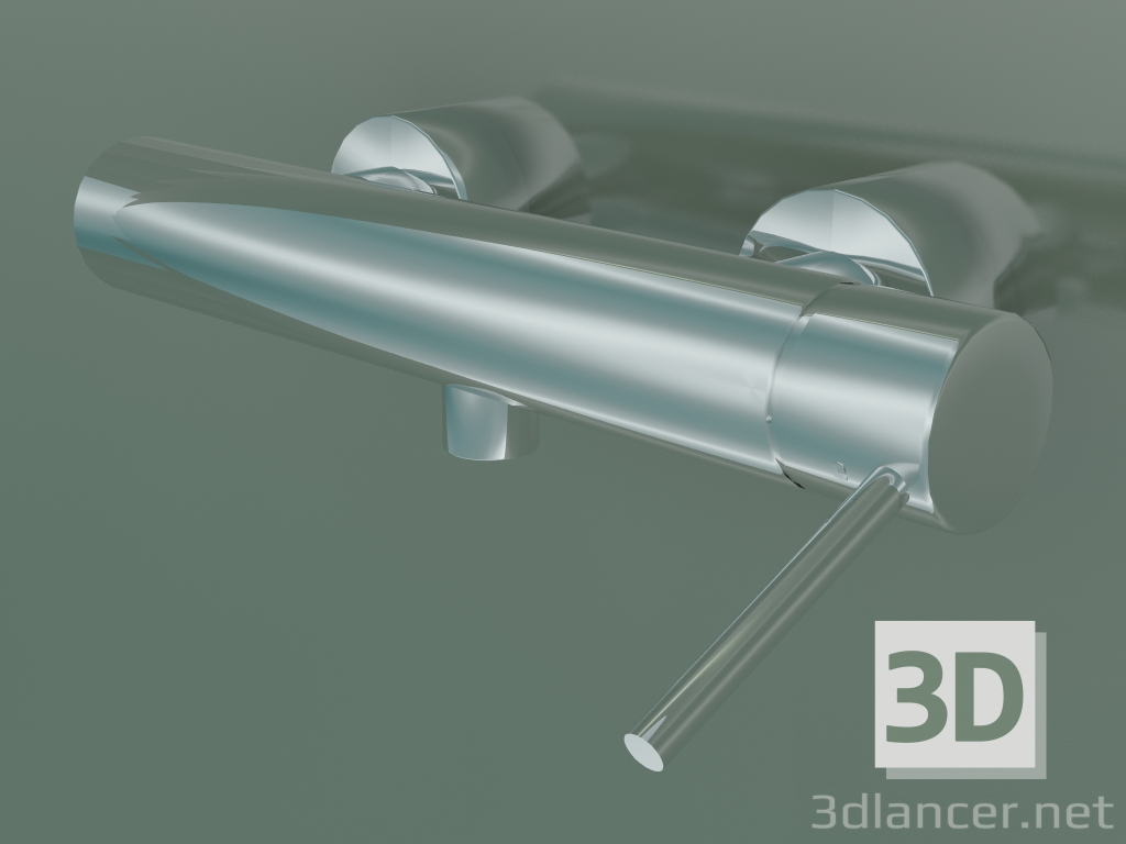 3D Modell Einhebel-Duschmischer (10611000) - Vorschau
