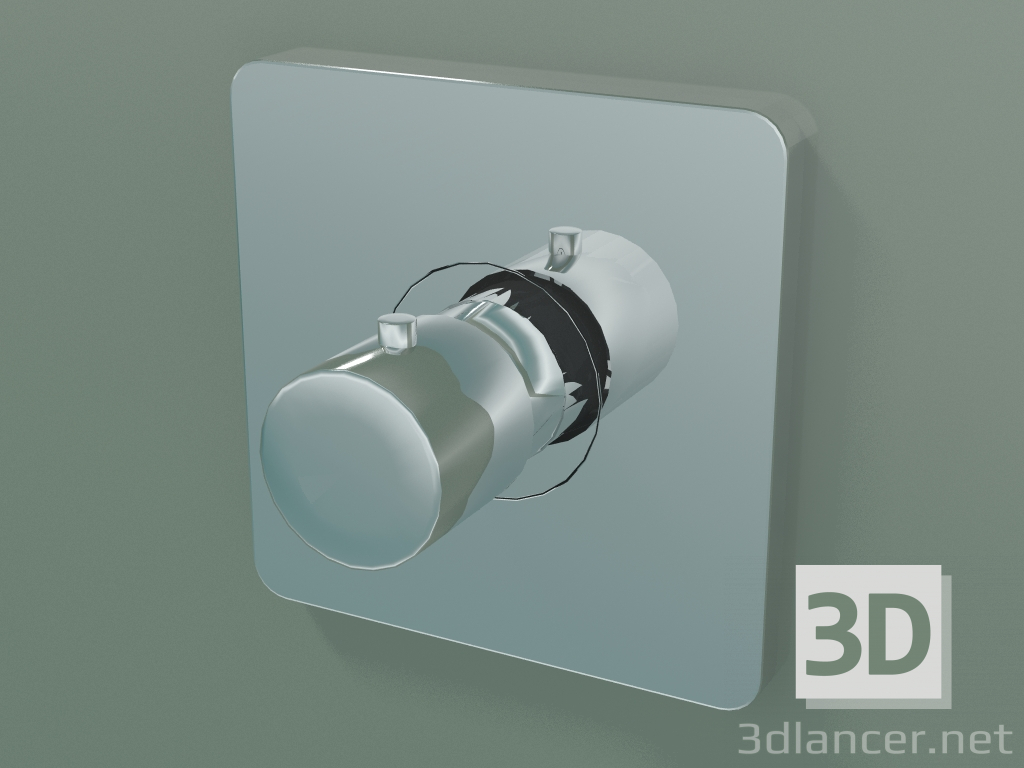 3D modeli HighFlow sıva altı termostat (34716000) - önizleme