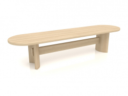 Bench VK 02 (1600x400x350, wood white)