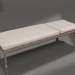 modello 3D Chaise longue con ruote (Bronzo) - anteprima