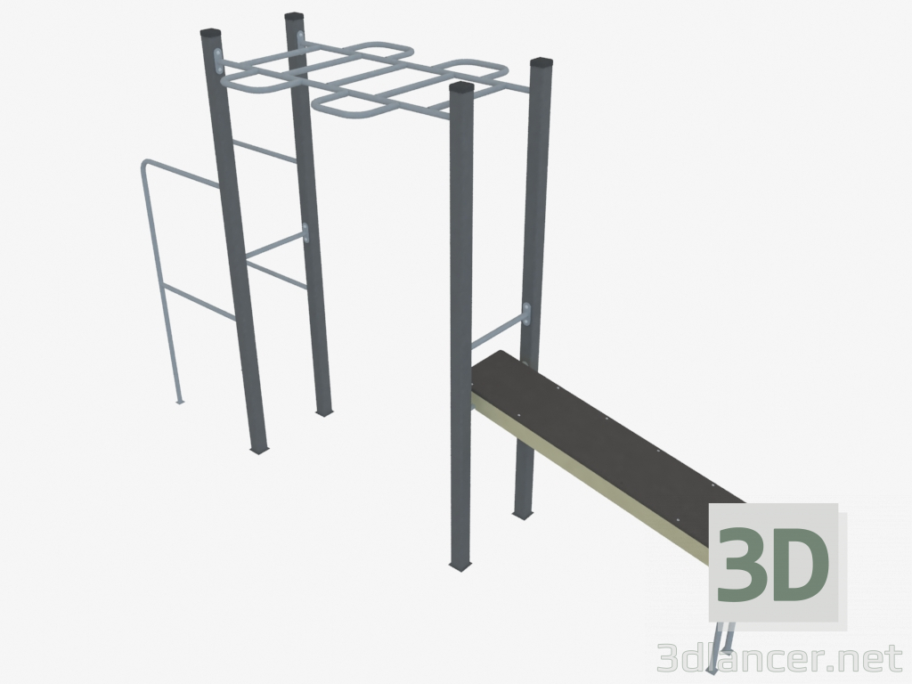 modèle 3D Complexe sportif (WL0016) - preview