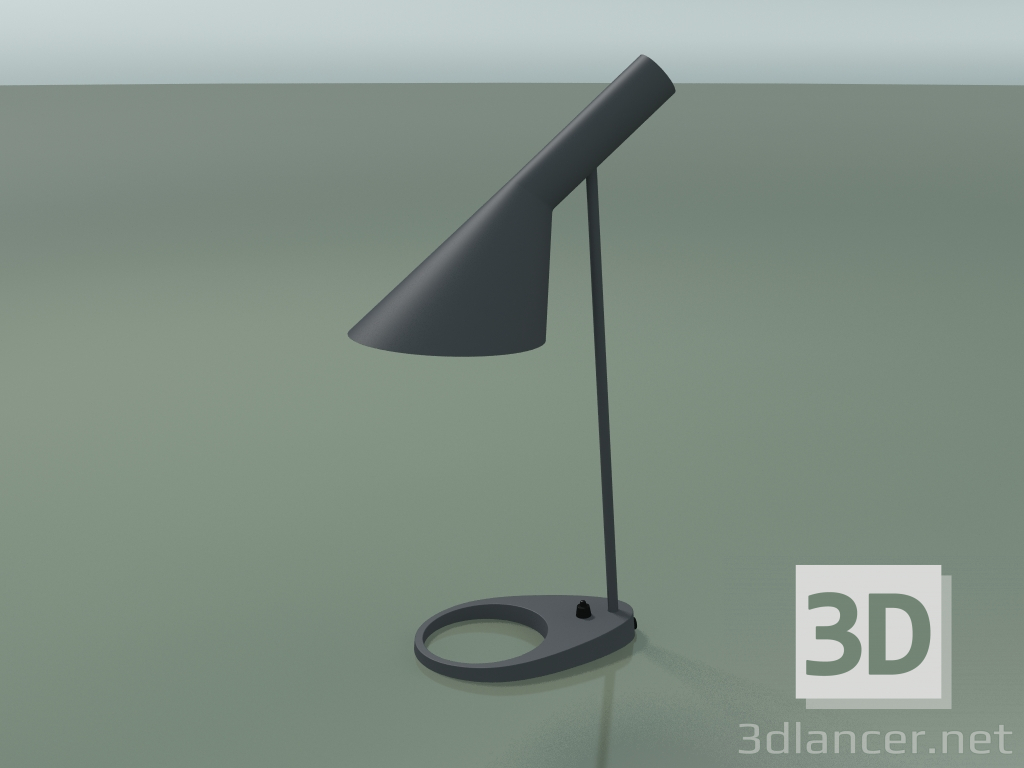modello 3D Lampada da tavolo AJ TAVOLO (20W E27, GRIGIO SCURO) - anteprima