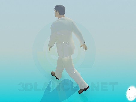 3d модель Йде людина – превью 3d модель Йде людина – превью