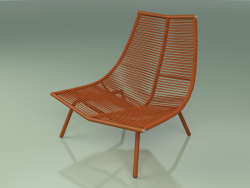 002 High Back Lounge Chair (Metal Rust)