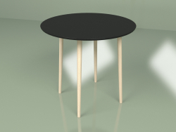 Середній стіл Супутник 80 см (чорний)