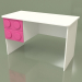 3D Modell Schreibtisch links (Rosa) - Vorschau