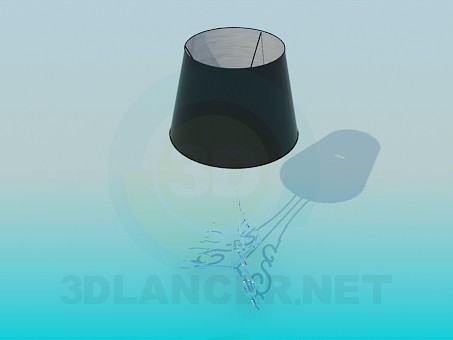modelo 3D Lámpara de mesa en el tallo blando - escuchar modelo 3D Lámpara de mesa en el tallo blando - escuchar