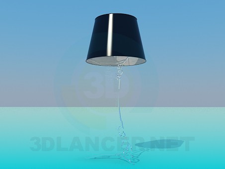 modelo 3D Lámpara de mesa en el tallo blando - escuchar modelo 3D Lámpara de mesa en el tallo blando - escuchar