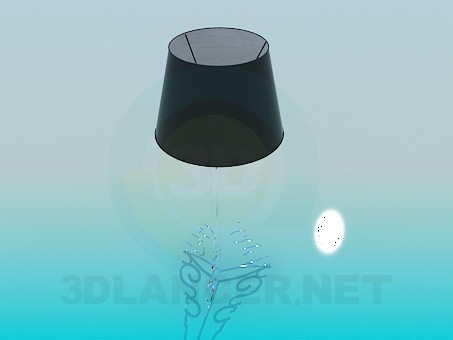modelo 3D Lámpara de mesa en el tallo blando - escuchar modelo 3D Lámpara de mesa en el tallo blando - escuchar