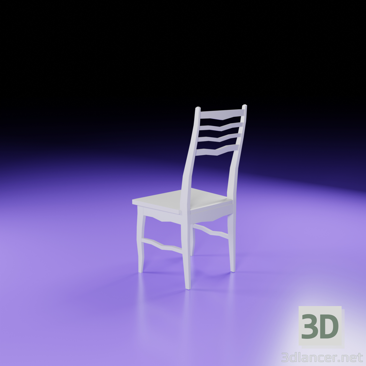 modello 3D di Sedia Eugenio m16 comprare - rendering