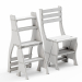 3d step chair model buy - render