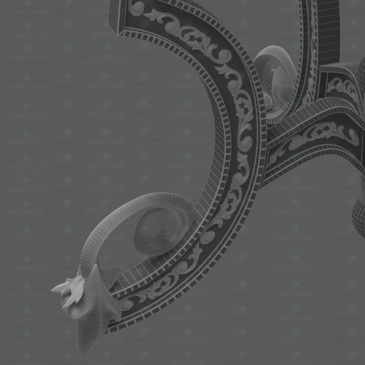 modelo 3D mesa de centro "Alexander" - escuchar modelo 3D mesa de centro "Alexander" - escuchar