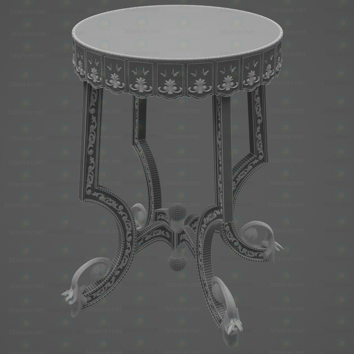 modelo 3D mesa de centro "Alexander" - escuchar modelo 3D mesa de centro "Alexander" - escuchar