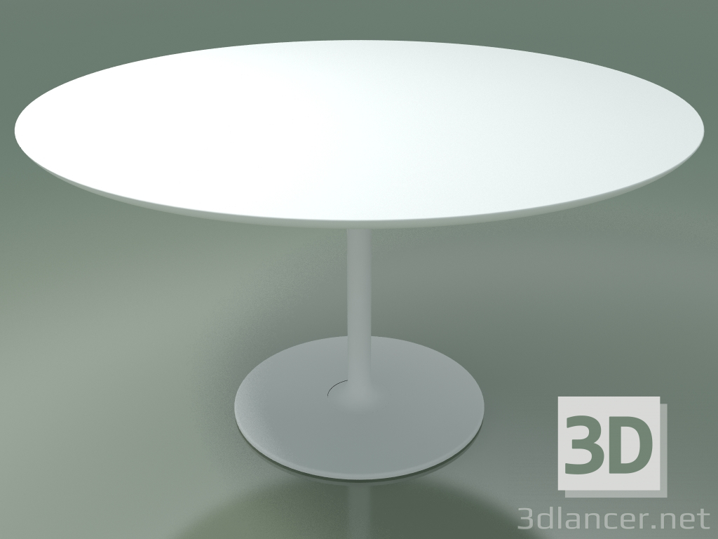 3d model Round table 0690 (H 74 - D 134 cm, M02, V12) - preview