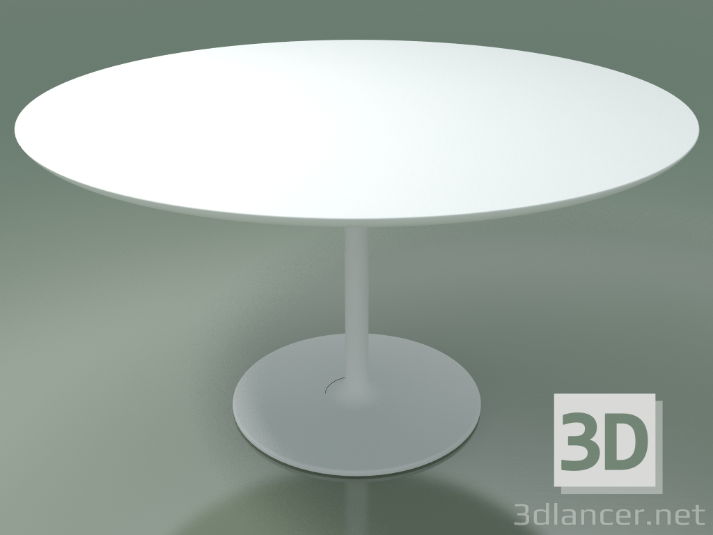 modello 3D Tavolo rotondo 0690 (H 74 - P 134 cm, M02, V12) - anteprima