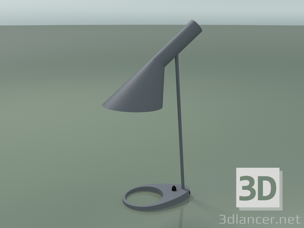 modello 3D Lampada da tavolo AJ TAVOLO (20W E27, GRIGIO CHIARO) - anteprima