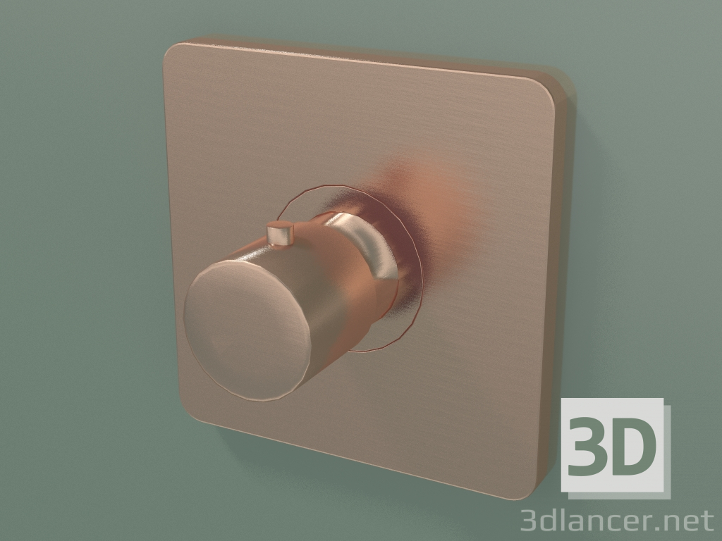 3D Modell Unterputz-Thermostat HighFlow (34716310) - Vorschau