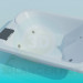 3d модель Двухместная ванна – превью